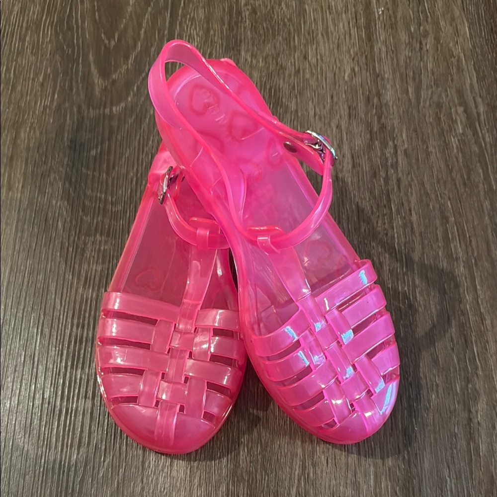 Pink Jelly Sandals, Size 3
